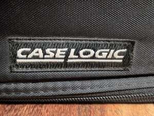 Case Logic 60 Cassette Tape Carrying Case Double Sided Black With Strap Clean